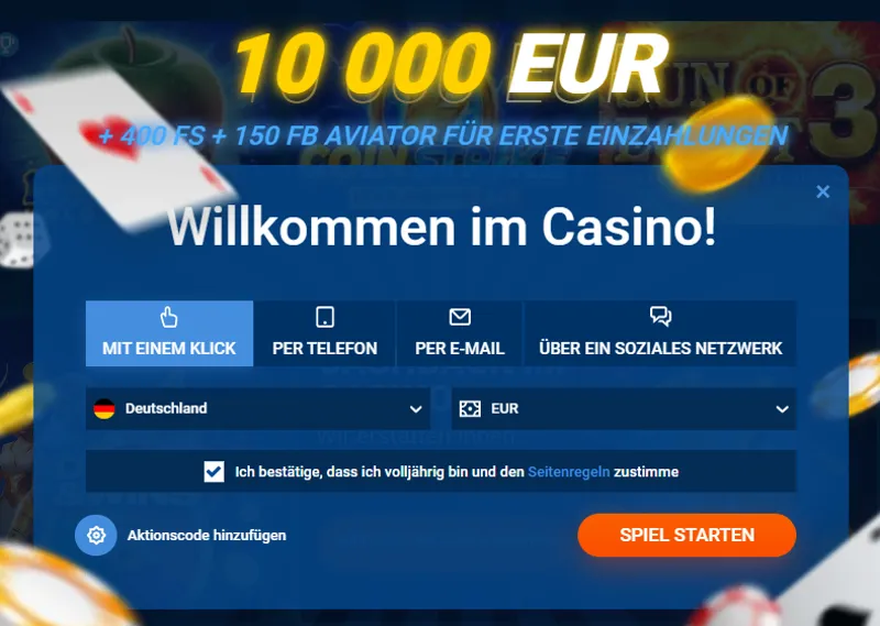 Registrierungsformular für neue MostBet-Spieler
