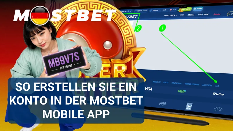 Kontoerstellung in der Mostbet Mobile App