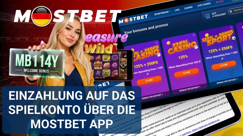 Einzahlungsmethoden für das Spielkonto in der Mostbet App
