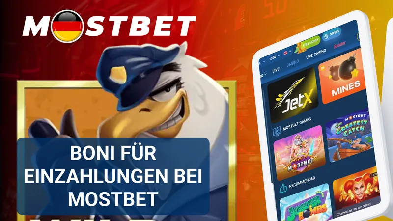 Einzahlungsbonus und Freispiele bei MostBet
