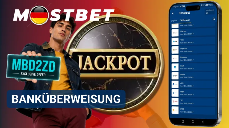 Einzahlung bei MostBet per Banküberweisung