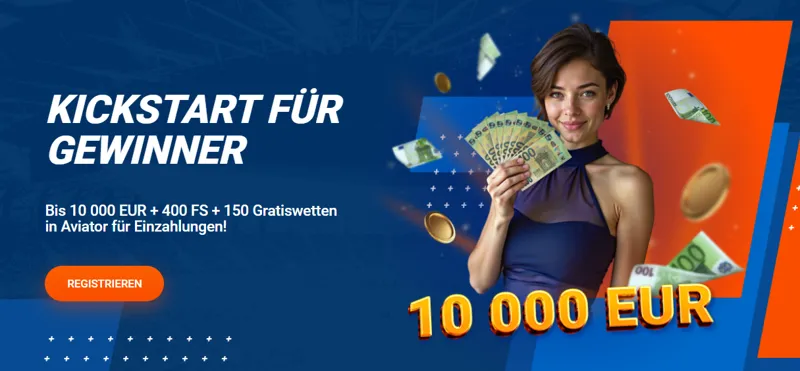 Bonus von MostBet für die Registrierung auf der Website